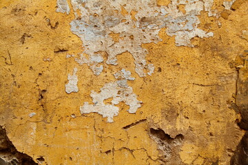Grunge background : old damaged wall