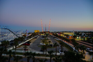 Daytona Beach night landscape: , Florida, USA