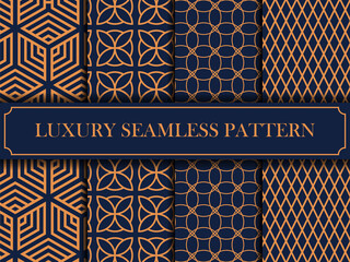 set of luxury pattern design