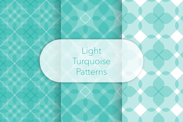 Light Turquoise Patterns