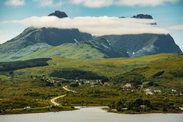 Obraz premium Lofoten Archipelago Villages