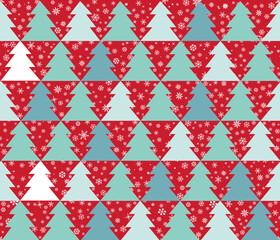 Winter snow seamless pattern. Christmas holiday snowflakes decorative background.