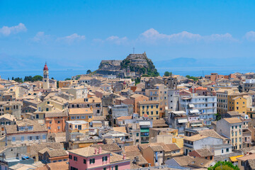Obraz premium View of old town of Kerkyra, Corfu