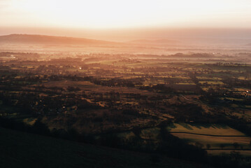 Fototapeta na wymiar Malvern Hills Sunrise