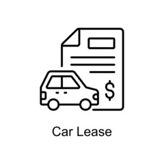 Car Lease Vector line icons for your digital or print projects.