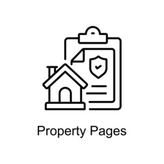 Property Pages Vector line icons for your digital or print projects.
