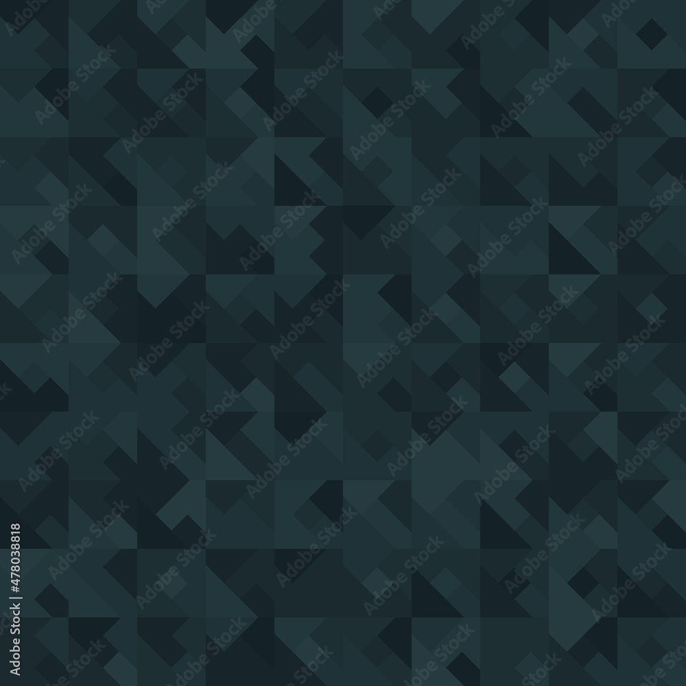 Poster geometric background with triangles. black and white seamless pattern.