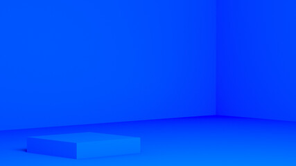 blue background with boxes