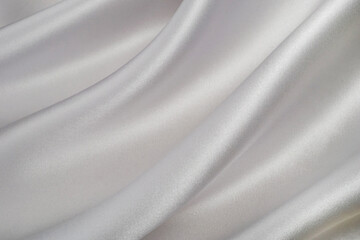 Obraz premium シルクのドレープ 白
