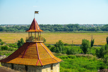 Obraz premium Tighina or Bender Fortress. An architectural monument of Eastern Europe. The Ottoman citadel.