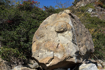 維和島・人の心を映す人面岩