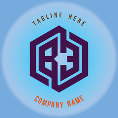 B3  lettering logo is simple, easy to understand and authoritative