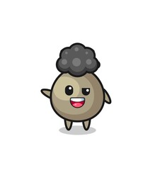 money sack character as the afro boy