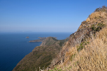 志々伎山登山「山頂手前の様子」