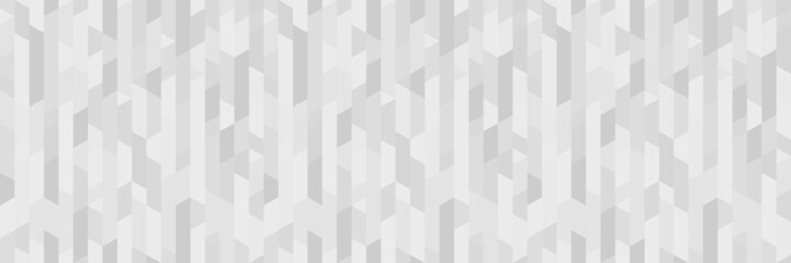 Seamless tiled pattern. Abstract geometric background. Web banner. Black and white illustration