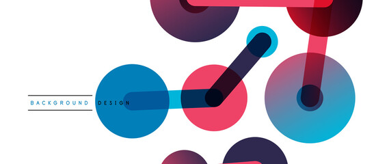 Network concept abstract background. Dots connection. Big data idea. Business template for wallpaper, banner, background or landing