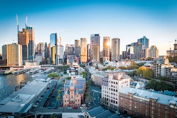 Foto op Plexiglas Drone Shot of Sydney CBD (Victoria Park) © Overflightstock