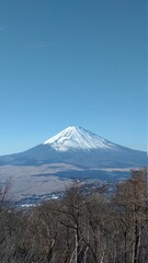 Fototapeta premium mountain in fuji japan