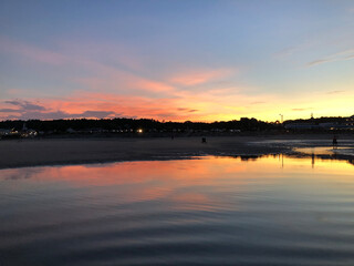 Fototapeta na wymiar Ogunquit Maine Sunset