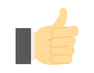 シンプルな手のアイコン　ハンドサイン　グッドサイン