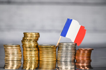 Argent euro banque credit piece France
