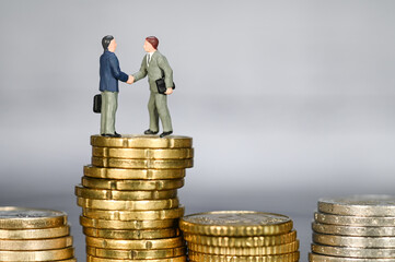 Argent euro banque credit piece business
