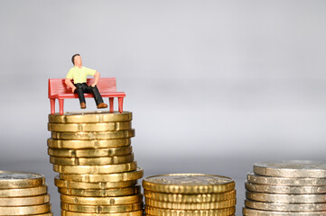 Argent euro banque credit piece business chomage