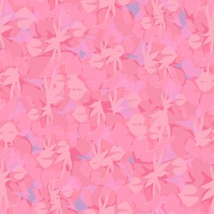 Floral seamless pattern with pink magnolia flowers. Spring flowers for fabric, prints, greeting cards.