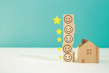 家の性能評価、不動産に関するサービスに対する評価