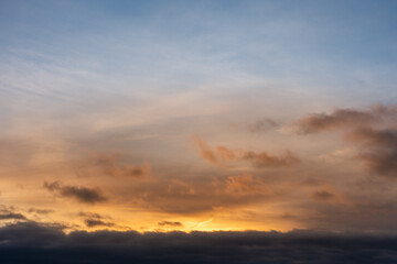 Abendhimmel Textur zum austauschen Himmel Sonnenuntergang