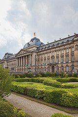 Brussel, Belgium - May 25, 2015: The Royal Palace of Brussels.