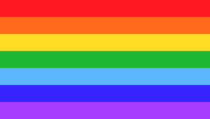 rainbow flag illustration, LGBTQ. rainbow pride. brush style shape background