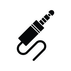 jack wire Vector icon which is suitable for commercial work and easily modify or edit it

