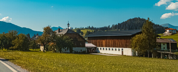 Beautiful alpine summer view near Abtenau, Salzburg, Austria