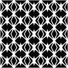 
 Seamless ethnic pattern color black and white.Can be used in fabric design for clothes, accessories; decorative paper, wrapping, background, wallpaper, Vector illustration.