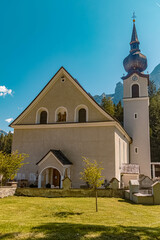 Beautiful church at Biberwier, Tyrol, Austria