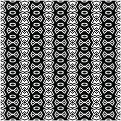  Seamless ethnic pattern color black and white.Can be used in fabric design for clothes, accessories; decorative paper, wrapping, background, wallpaper, Vector illustration.