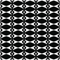  Seamless ethnic pattern color black and white.Can be used in fabric design for clothes, accessories; decorative paper, wrapping, background, wallpaper, Vector illustration.