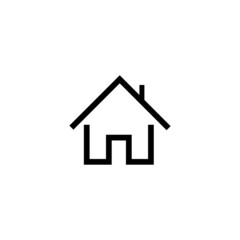 house icon or logo isolated sign symbol vector illustration - Collection of high quality black style vector icons       