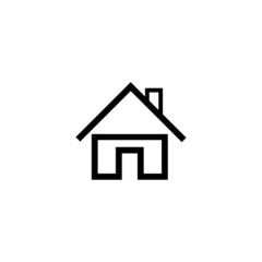 house icon or logo isolated sign symbol vector illustration - Collection of high quality black style vector icons       