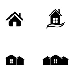 house icon or logo isolated sign symbol vector illustration - Collection of high quality black style vector icons       
