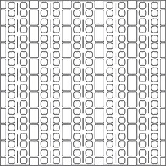 Vector ethnic pattern with symmetrical elements . Repeating geometric tiles from striped elements.Monochrome texture.Black and white pattern for wallpapers and backgrounds.