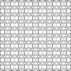 Vector ethnic pattern with symmetrical elements . Repeating geometric tiles from striped elements.Monochrome texture.Black and white pattern for wallpapers and backgrounds.