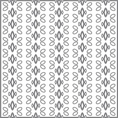 Vector ethnic pattern with symmetrical elements . Repeating geometric tiles from striped elements.Monochrome texture.Black and white pattern for wallpapers and backgrounds.