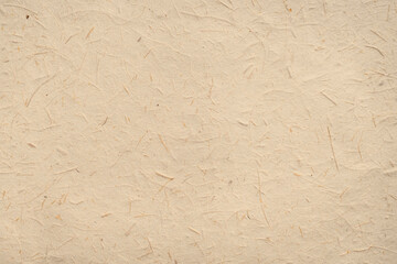 Brown craft paper texture background from made natural leaves. Recycled paper texture background banner concept.