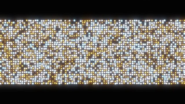 Wall of realistic halogen stage lights strobo flashing 4k vj looping background