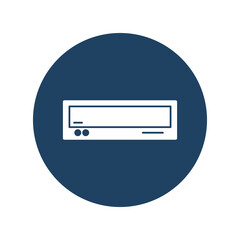 Dvd Room Vector icon which is suitable for commercial work and easily modify or edit it

