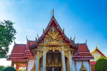 Obraz premium Wat Chalong temple in Phuket, Thailand