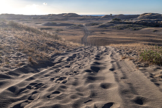 Beautiful Landscape At Laoag City Sand Dunes