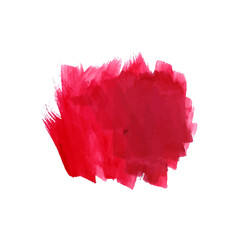 Red Watercolor brush stroke bright elegant design